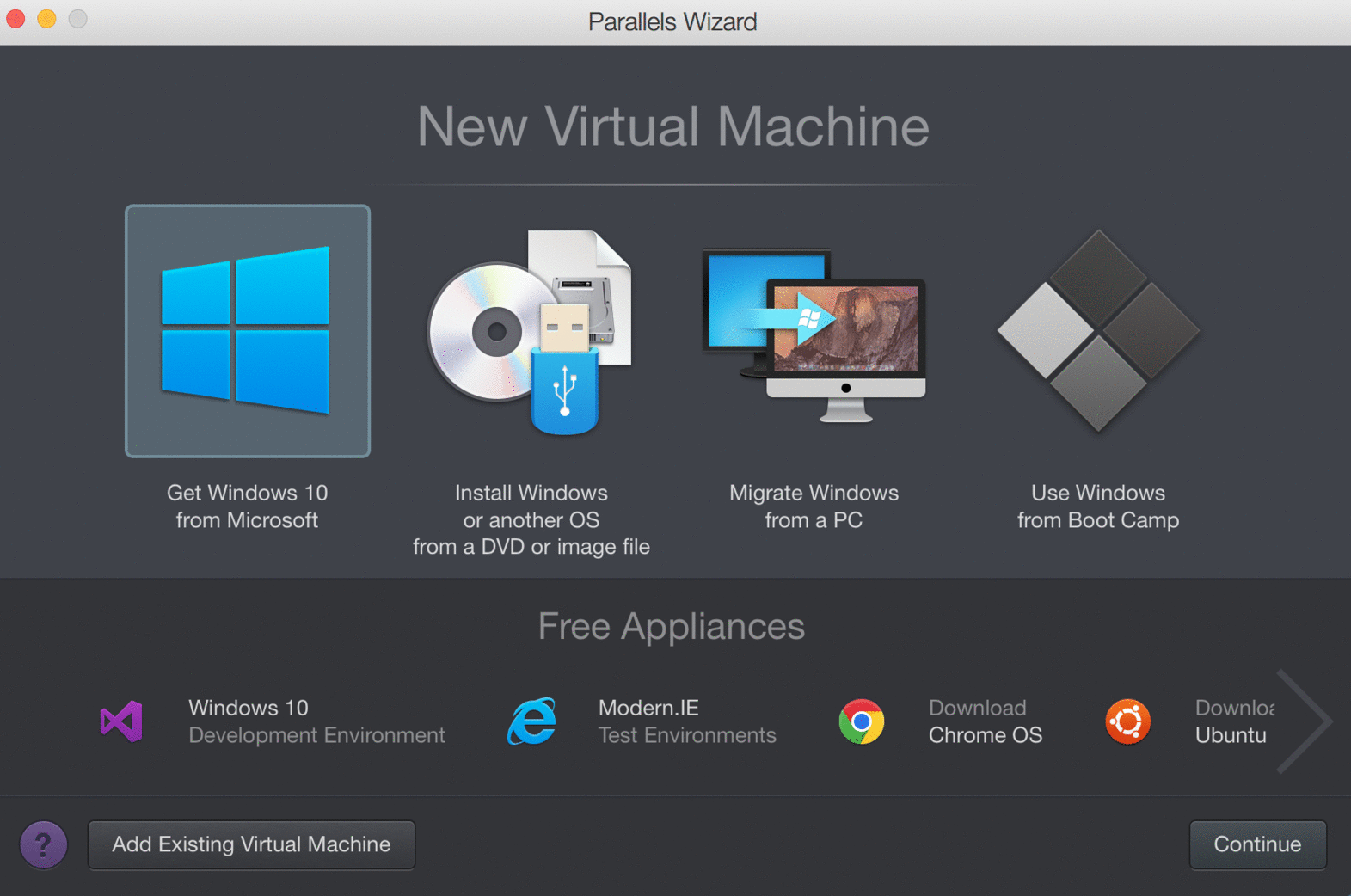 can i run windows 10 parallels for mac